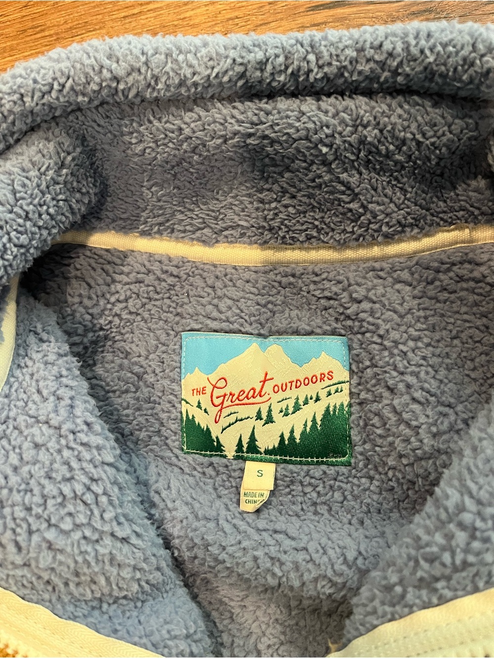 THE GREAT OUTDOORS The Plush Colorblock Terrain Vest Sherpa Women's Small - Picture 3 of 13